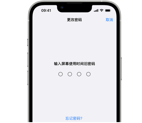 绥棱iPhone屏幕维修分享iPhone屏幕使用时间密码忘记了怎么办 