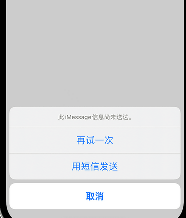 绥棱apple维修iPhone上无法正常发送iMessage信息