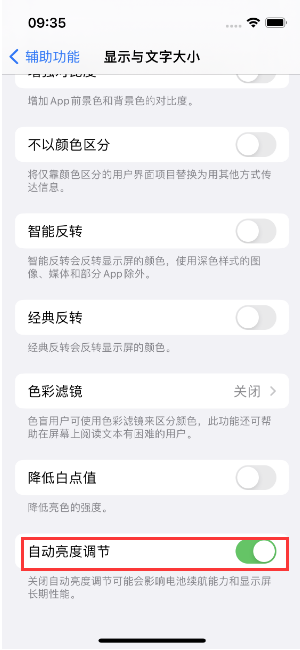 绥棱苹果15维修店分享iPhone 15 Pro系列屏幕亮度 