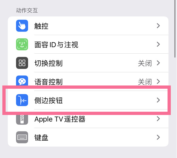 绥棱苹果14维修店分享iPhone14 Plus侧键双击下载功能关闭方法 