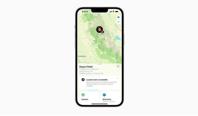 绥棱苹果14维修分享iPhone14系列中 FindMy功能通过卫星分享位置方法教程 