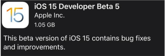 绥棱苹果手机维修分享如何升级到iOS15.0 beta5 